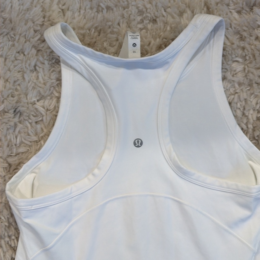 NWT Lululemon Align Hip-Length Racerback Tank White Size 10